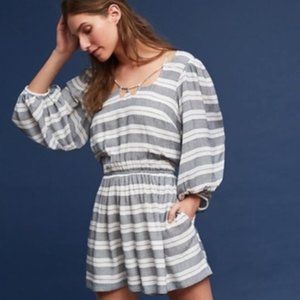 Anthropologie Holding Horses Striped Romper